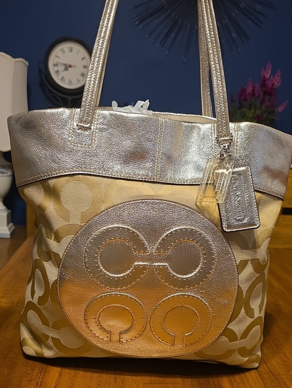 Coach Julia Op Art Perry tote bag